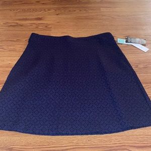 Margaret M textured A-line skirt